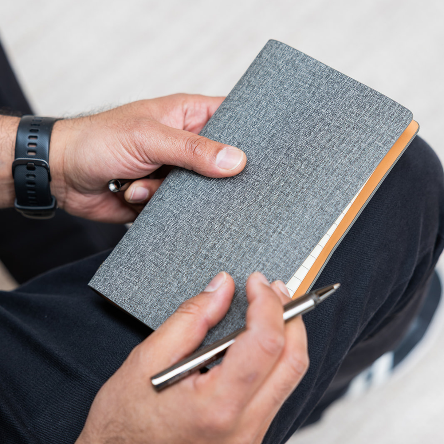 Diagonal Horizon Creative Diverse Journal- Grey - [collection_title]