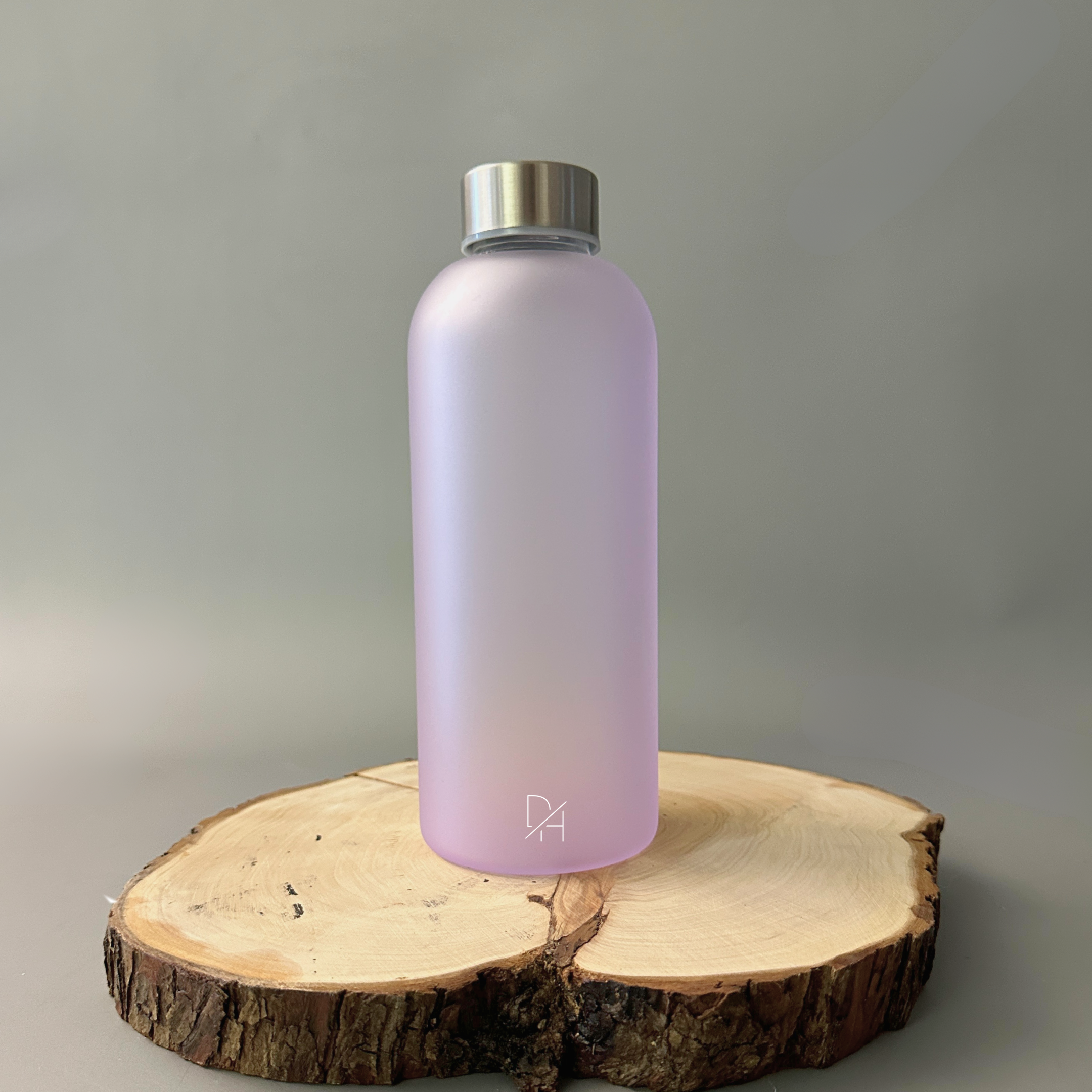 Eco friendly reusable glass water botlle