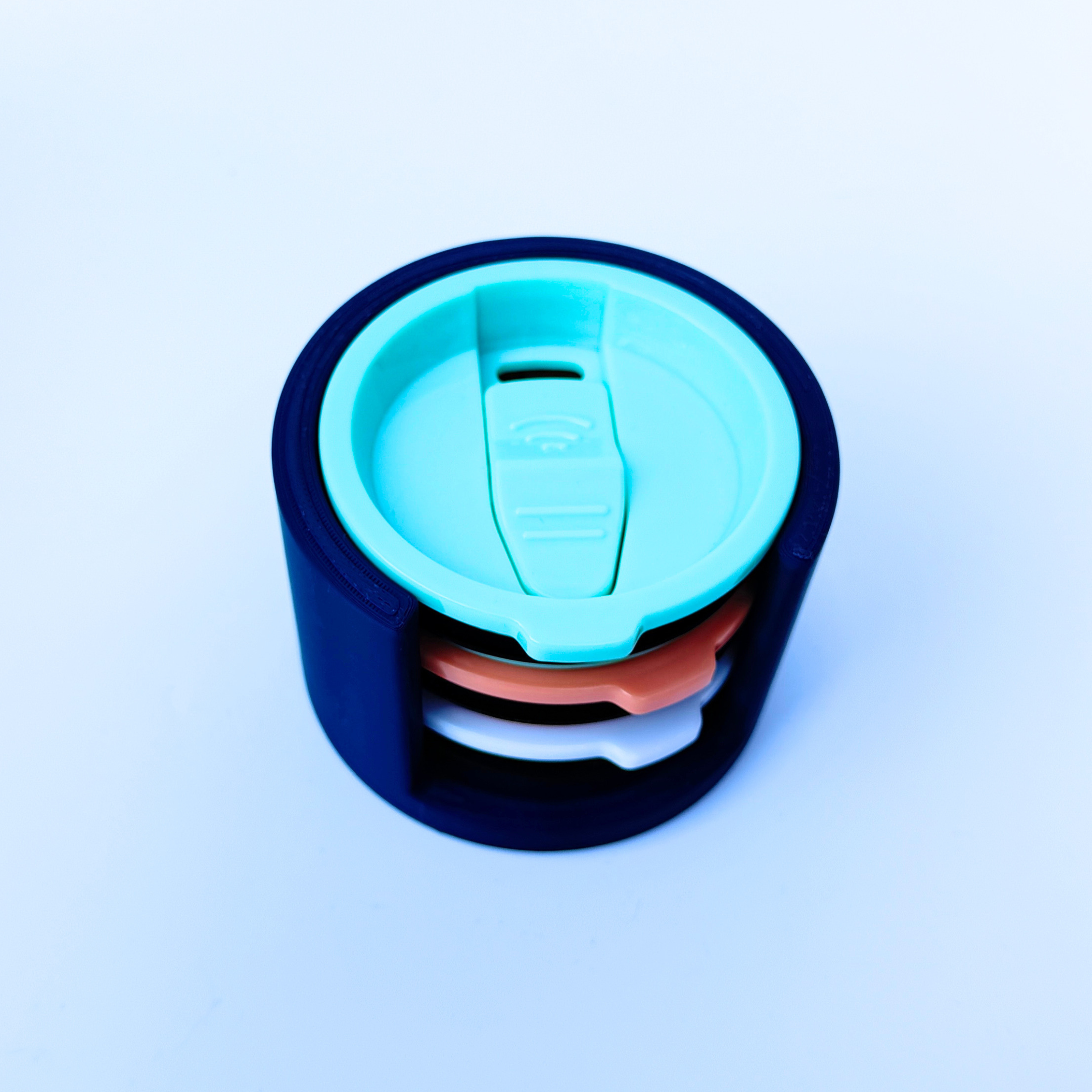 Diagonal Horizon Jr 12Oz Tumbler + 3 Lids with LID HOLDER - [collection_title]