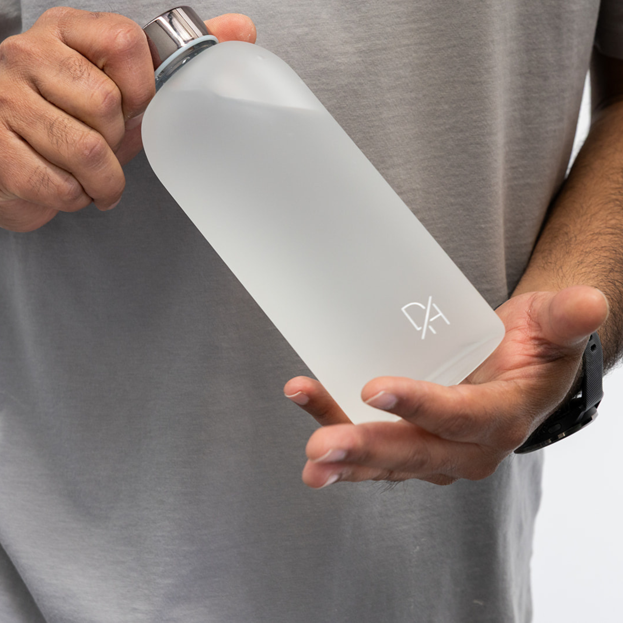 Borosilicate Glass Affirmation Water Bottle - 750ml
