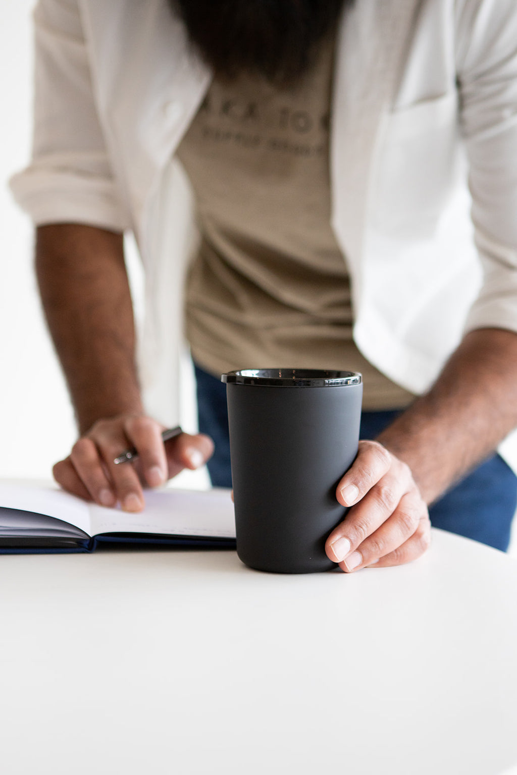 Diagonal Horizon Junior 12oz  - Black - [collection_type]