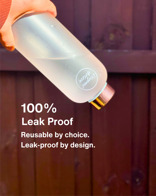 Frosty Glass Water Bottle - 750ml