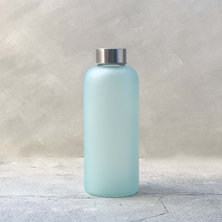 Aquamarine (NOT QUITE RIGHT) Glass Water Bottle