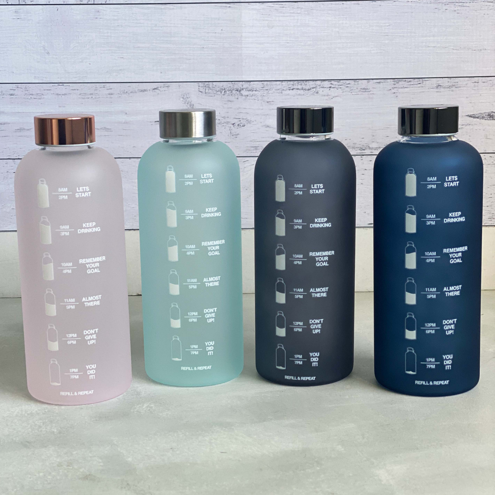 Time Marker Water Bottle