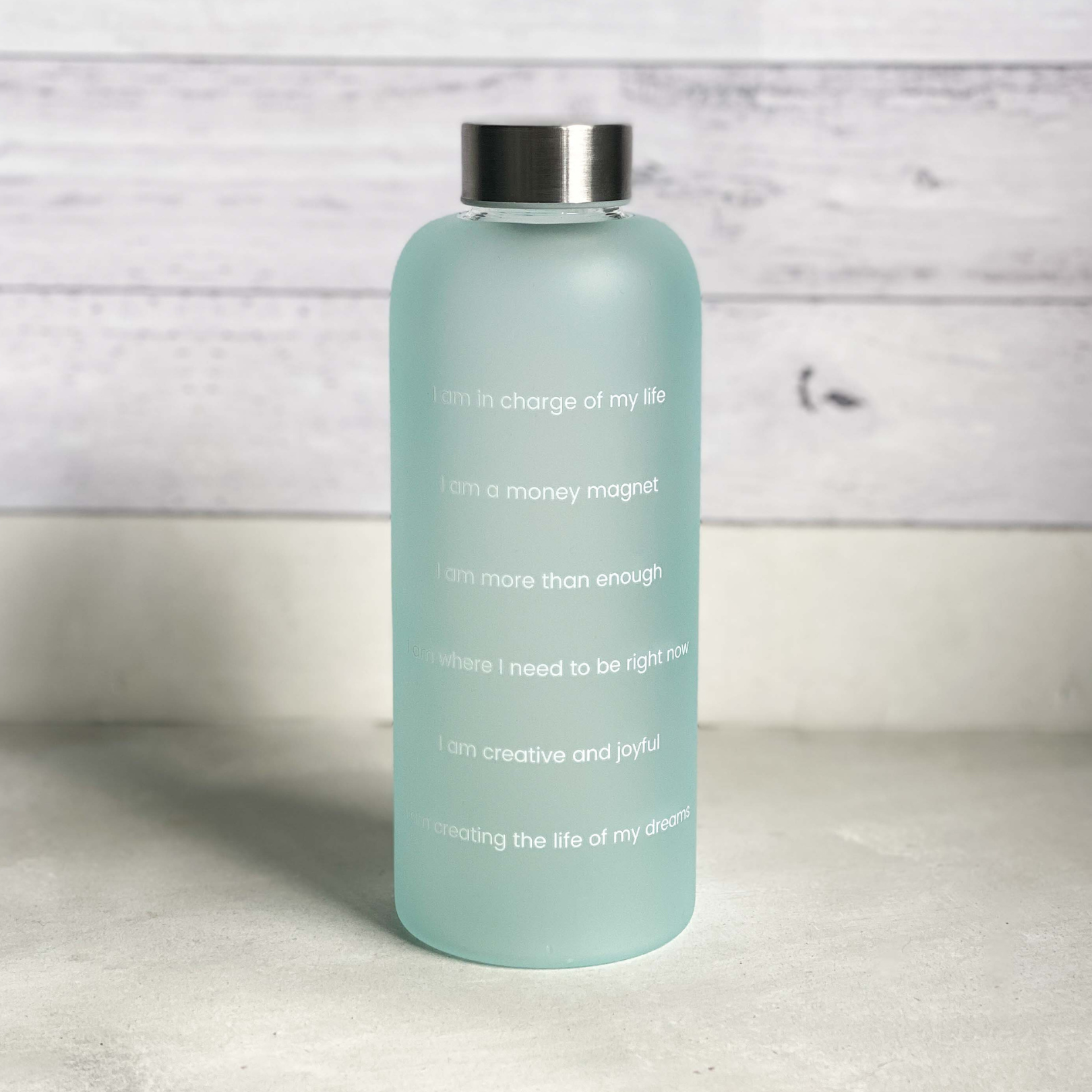 Motivational Quote Water Bottle