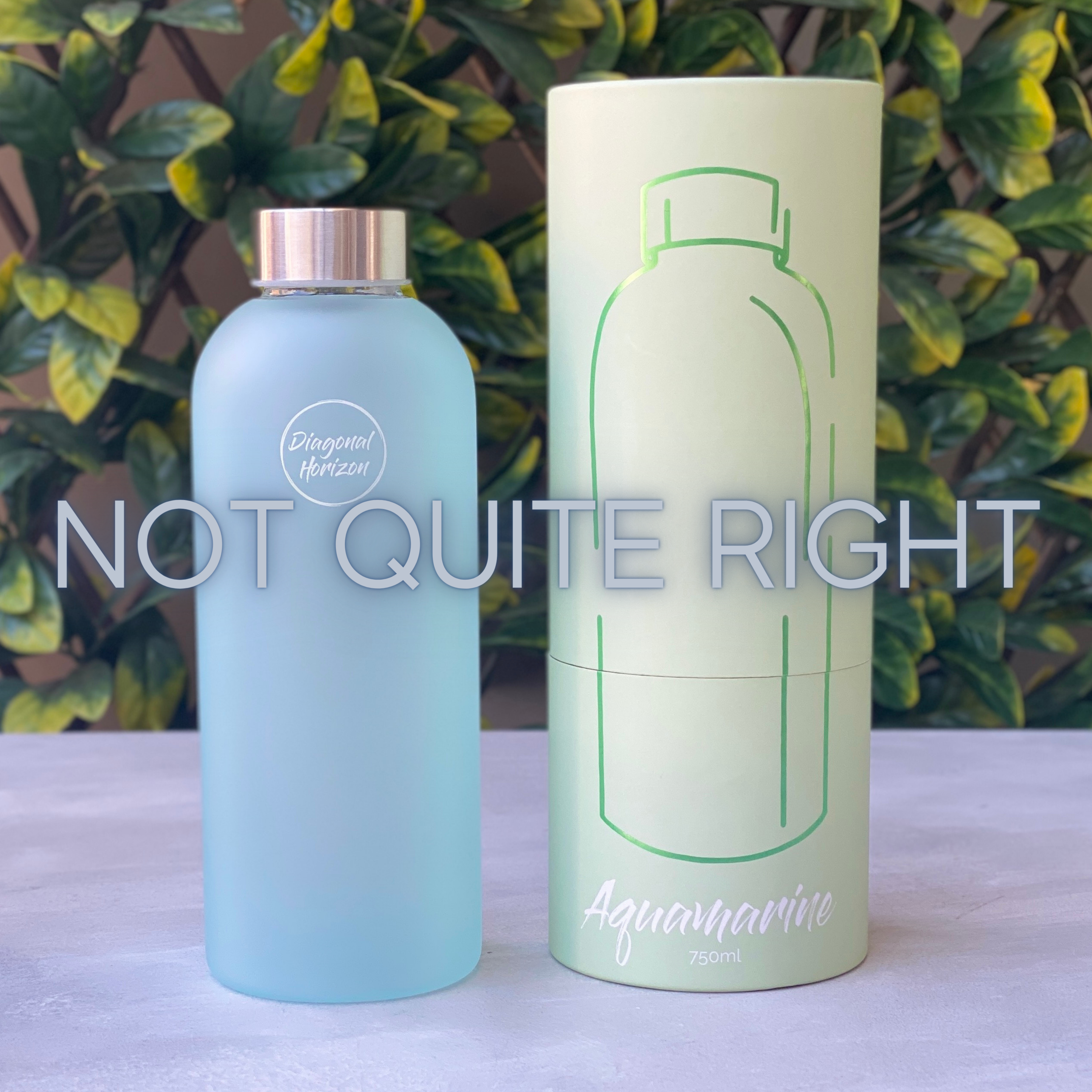Personalised Glass Water Bottle
