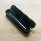 Diagonal Horizon Gunmetal Slick - Roller black ink pen - [collection_type]
