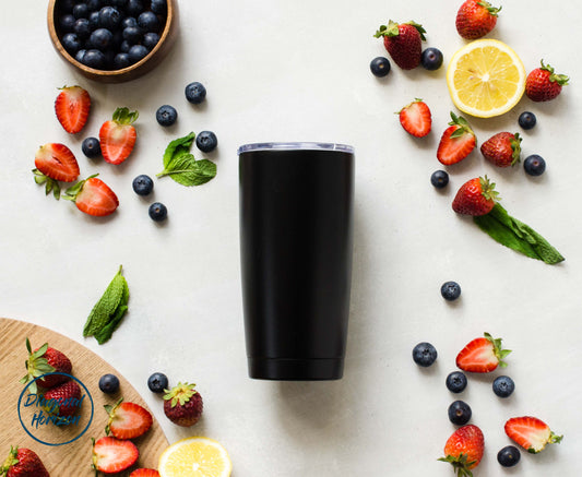 Logo Personalised Infinity Tumbler 20oz with slider lid
