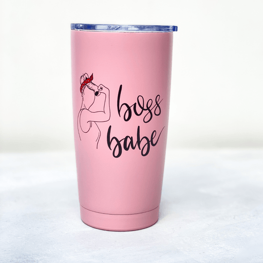 Boss Babe - Pink Infinity Tumbler