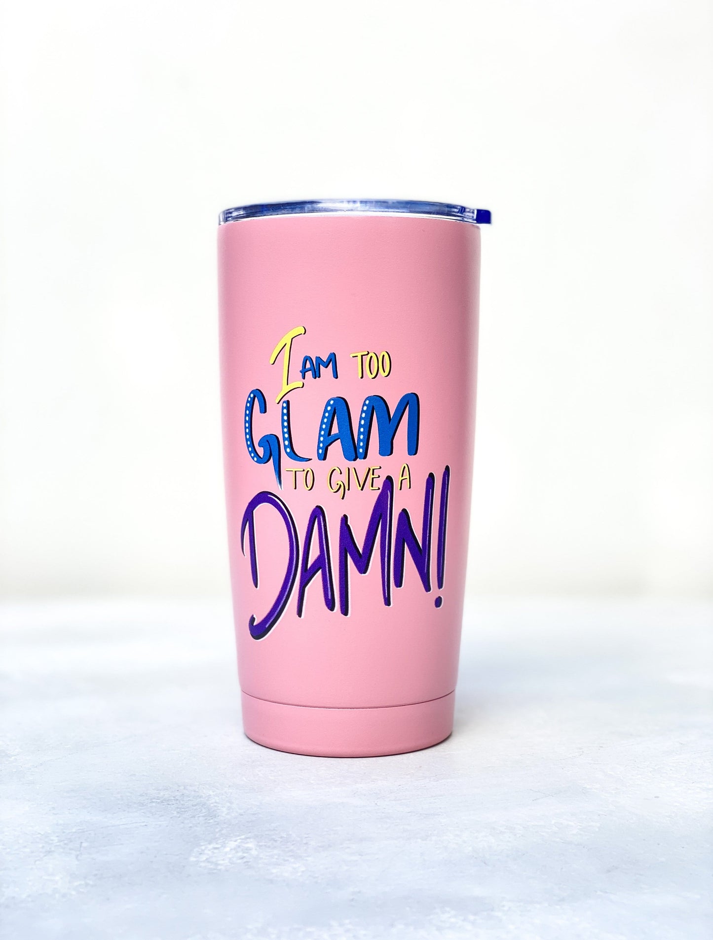 Diagonal Horizon I AM TOO GLAM - Pink Infinity Tumbler - [collection_type]