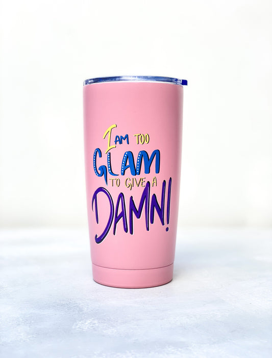 Diagonal Horizon I AM TOO GLAM - Pink Infinity Tumbler - [collection_type]