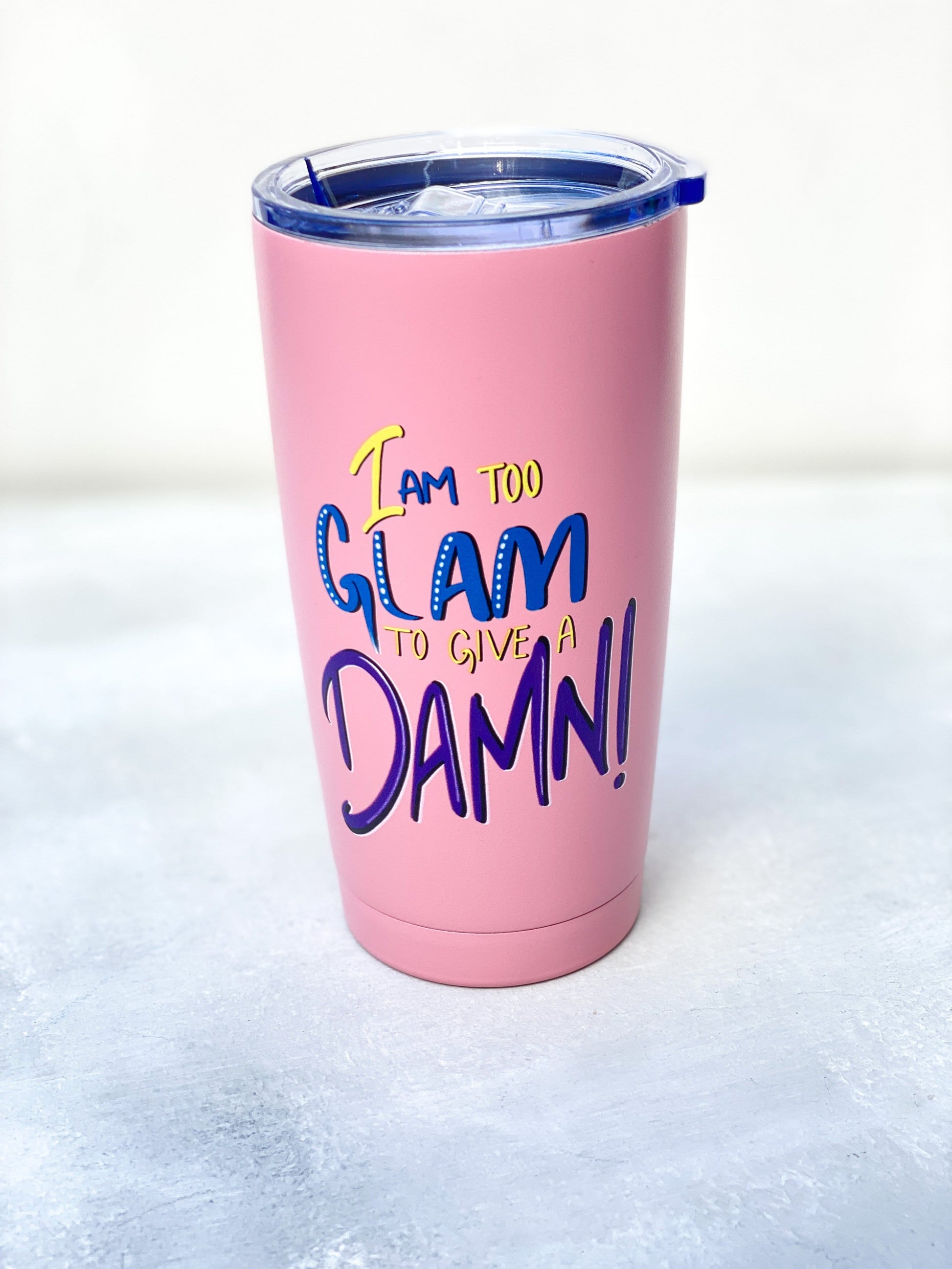 Diagonal Horizon I AM TOO GLAM - Pink Infinity Tumbler - [collection_type]