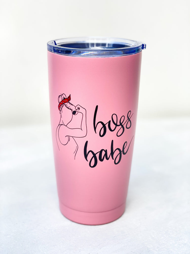 Boss Babe - Pink Infinity Tumbler