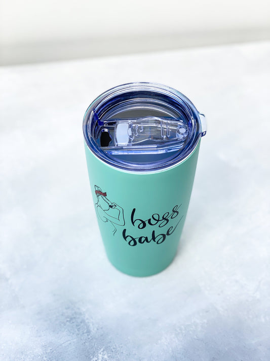 Boss Babe - Mint Infinity Tumbler