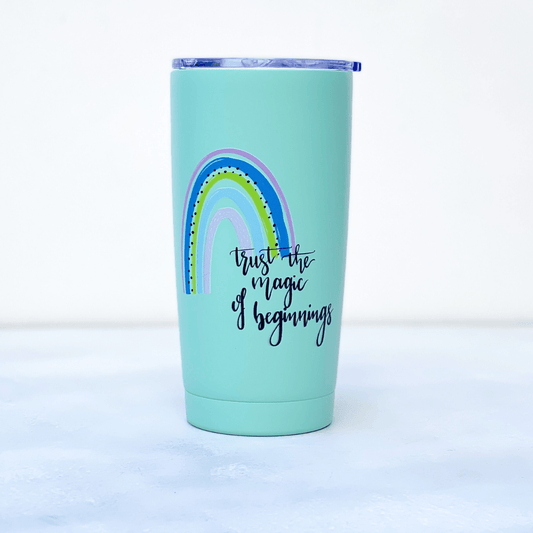 Logo Personalised Infinity Tumbler 20oz with slider lid