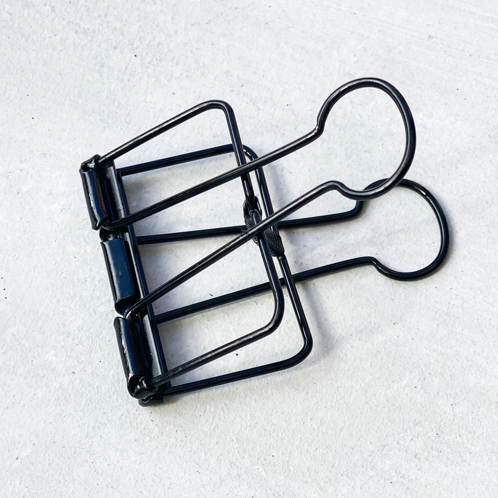 Black Bulldog Paper Clip