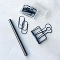 Black Stationery Bundle Set