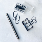 Black Stationery Bundle Set