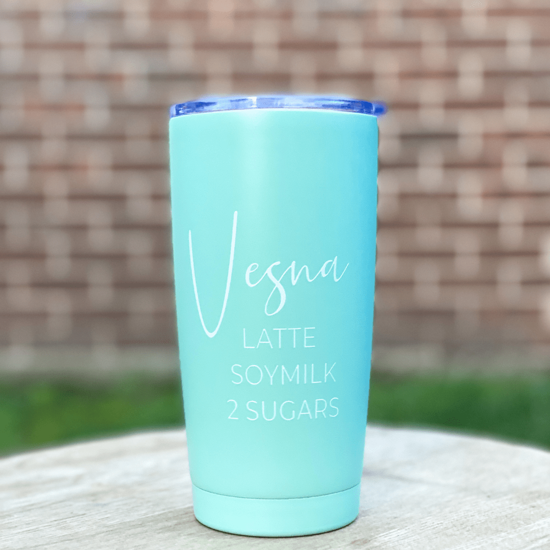 Diagonal Horizon "My Order" Infinity Tumbler 20oz with slider lid - [collection_type]